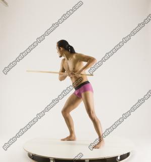 2020 01 ELMER DIFFERENT POSES WITH SPEAR (3)